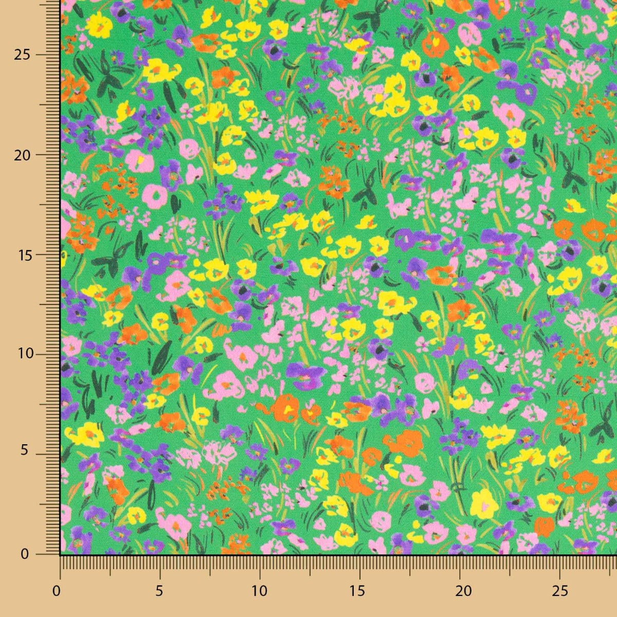 Retal Plana Poliéster Campo Verde 170x140 cm - Ribes y Casals