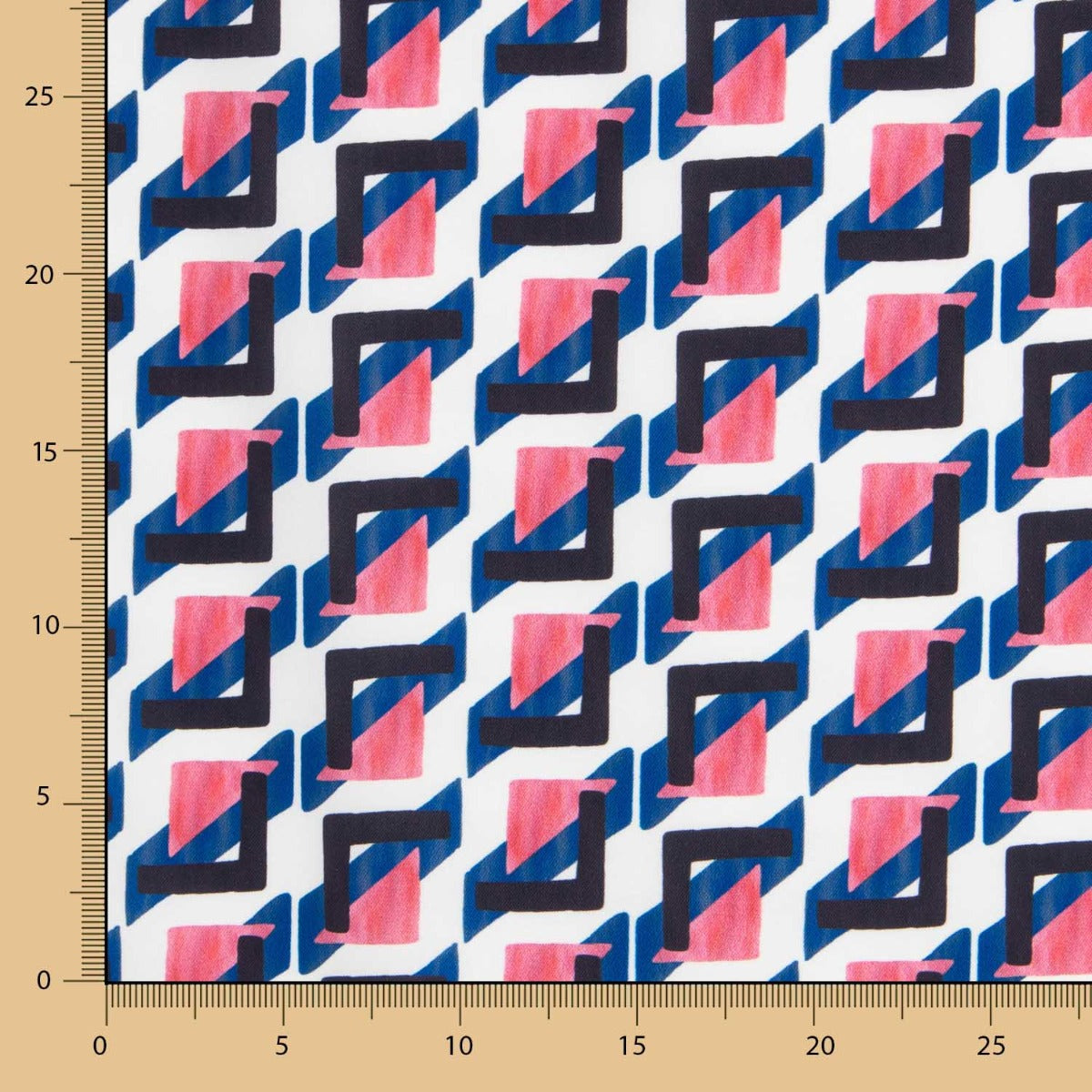 Plana Poliéster Cruz Fucsia - Ribes y Casals