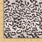 Satén Poliéster Leopardo Gris - Ribes y Casals