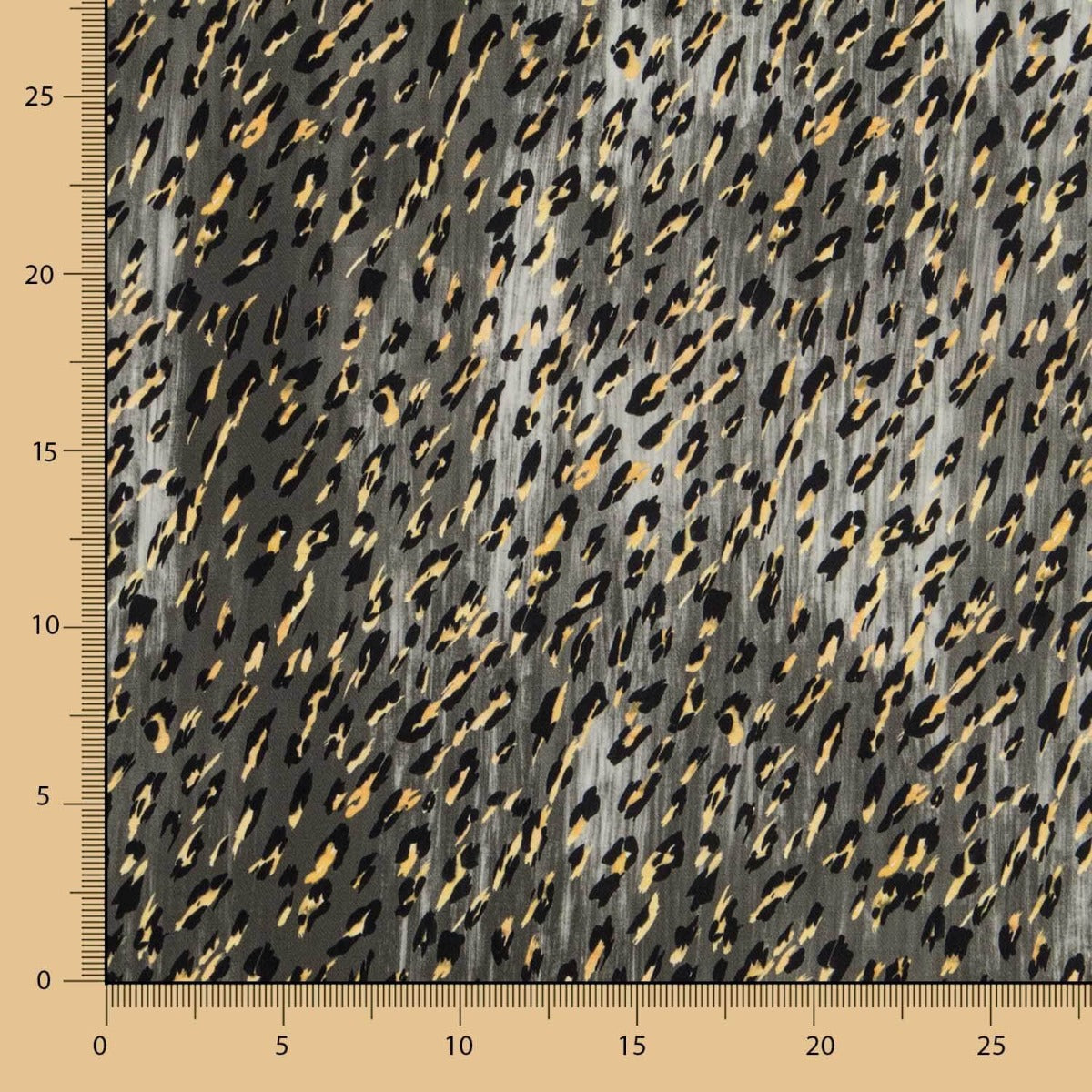 Plana Poliéster Leopardo Gris - Ribes y Casals