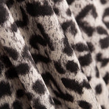 Satén Poliéster Leopardo Gris - Ribes y Casals