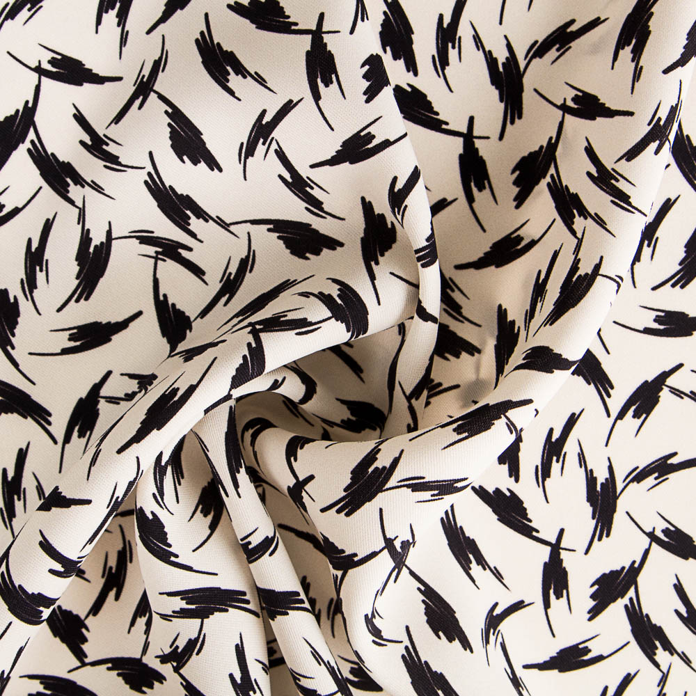 Plana Poliéster Trazos Negros - Ribes y Casals