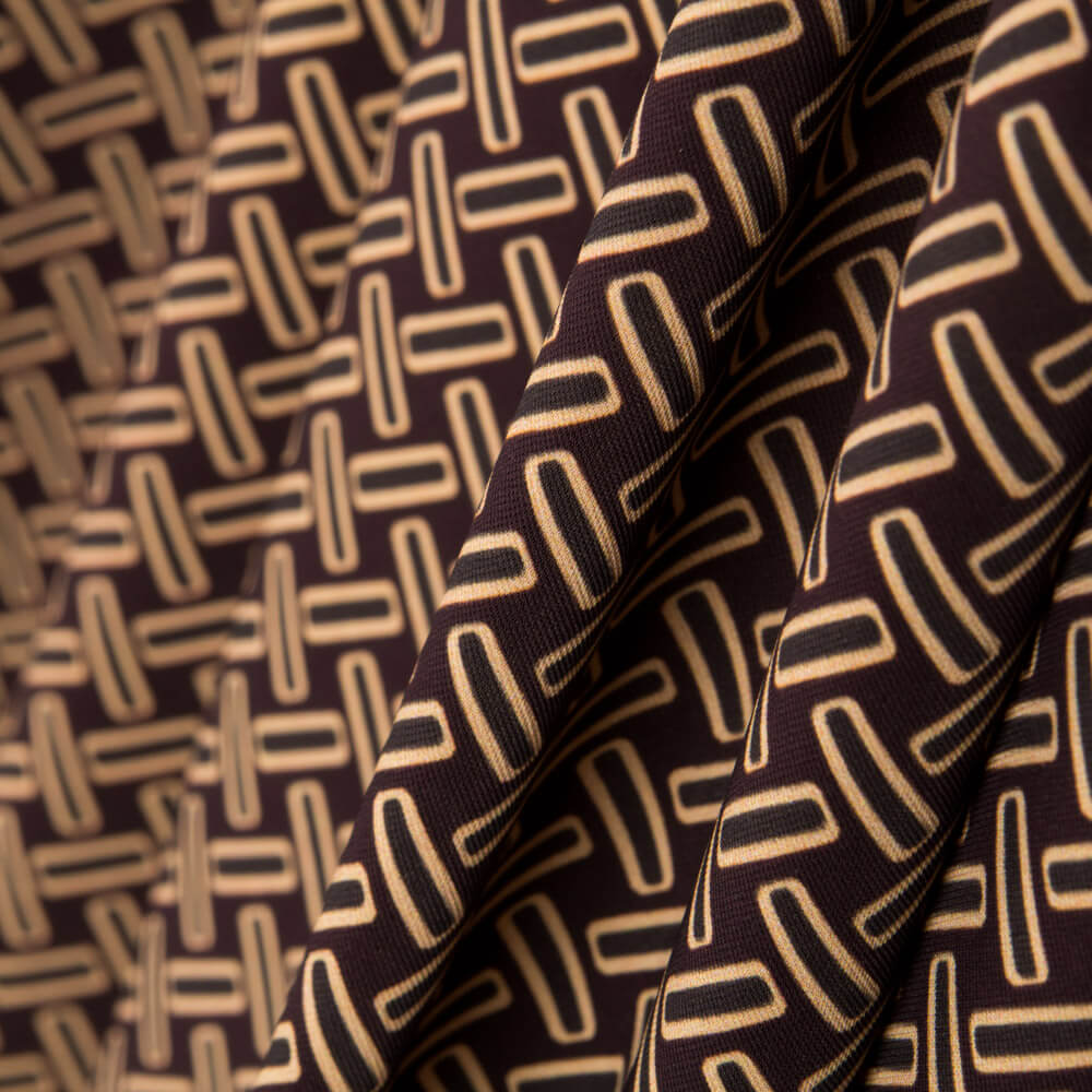 Plana Poliéster Cruz Marrón - Ribes y Casals