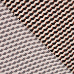 Plana Poliéster Geo Marrón - Ribes y Casals