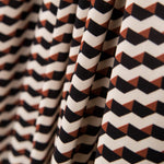 Plana Poliéster Geo Marrón - Ribes y Casals