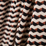 Plana Poliéster Geo Marrón - Ribes y Casals