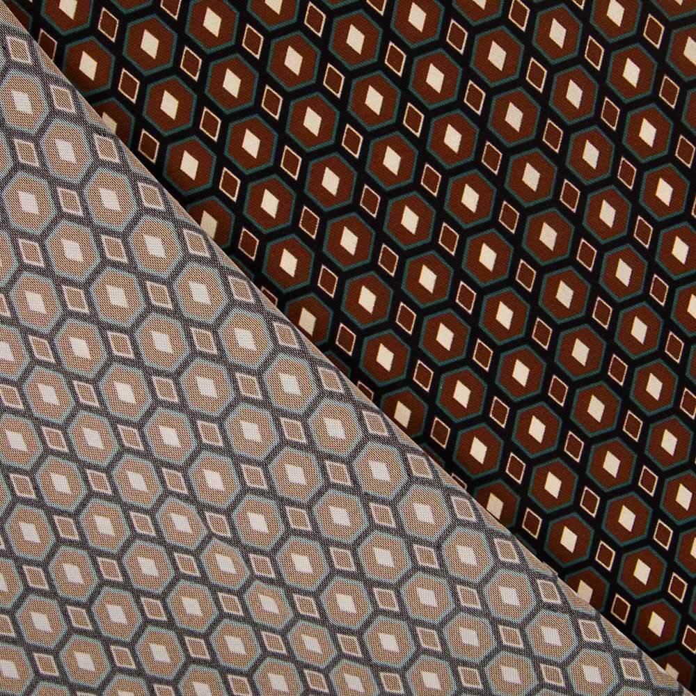 Plana Spandex Mosaico Marrón - Ribes y Casals