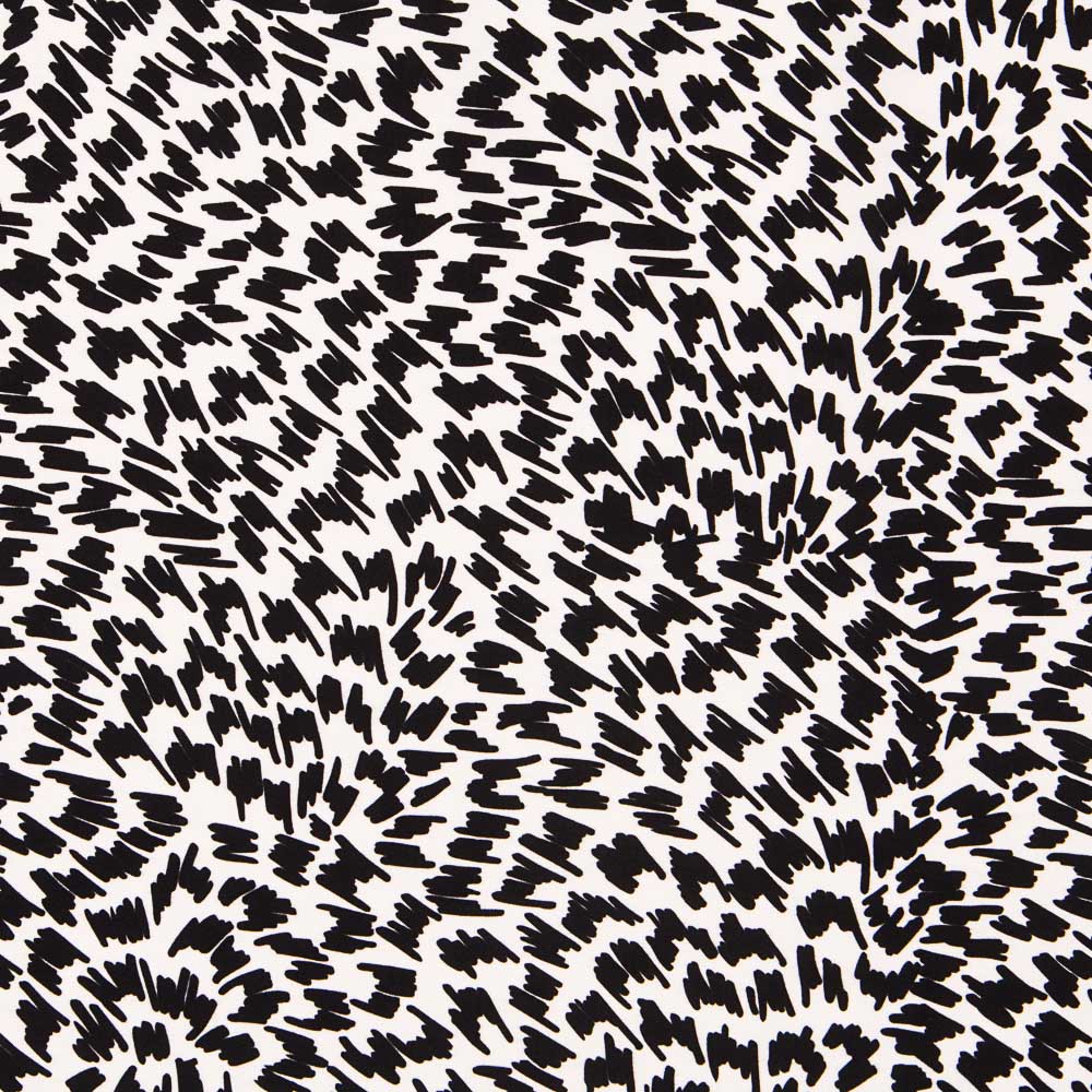 Plana Spandex Trazos Negra - Ribes y Casals