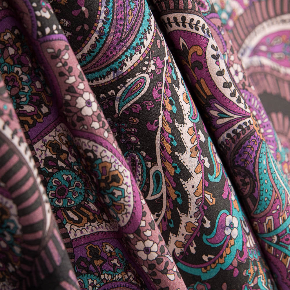 Plana Spandex Viscosa Cachemire Buganvilla - Ribes y Casals