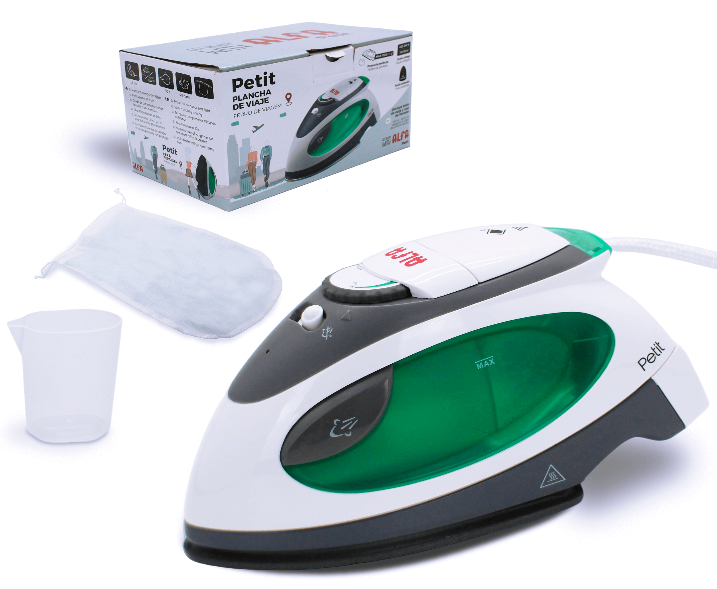 Plancha de viaje Alfa Petit - Ideal para Patchwork - Ribes y Casals