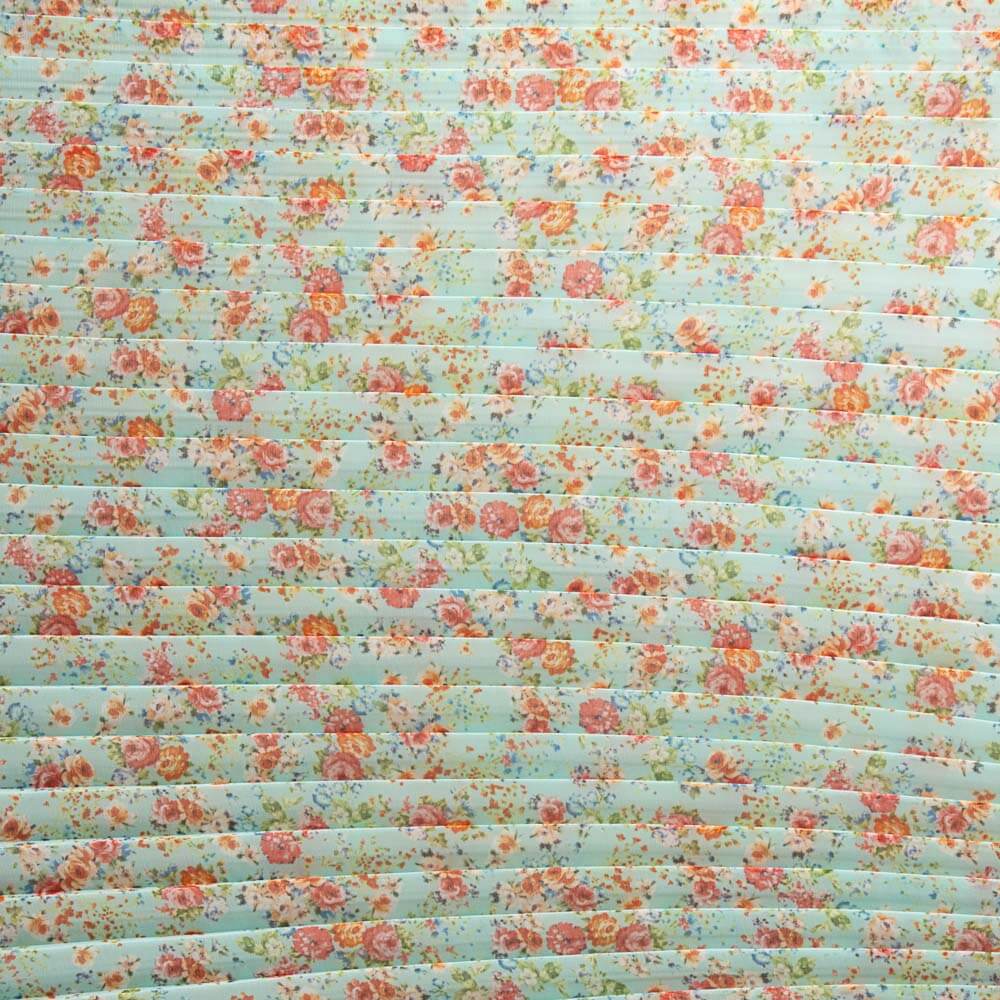 Plisado Gasa Bambula Primavaera Agua - Ribes y Casals