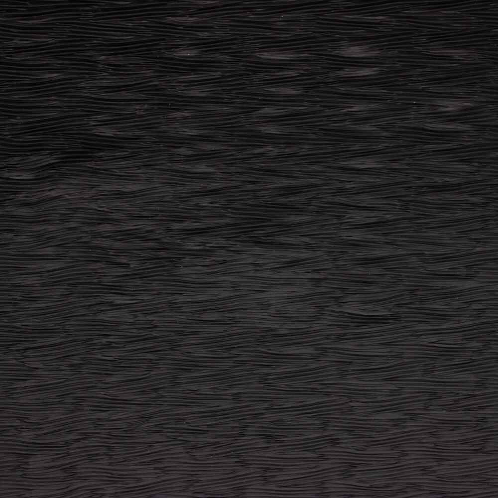 Plisado Satén Poliéster Negro - Ribes y Casals