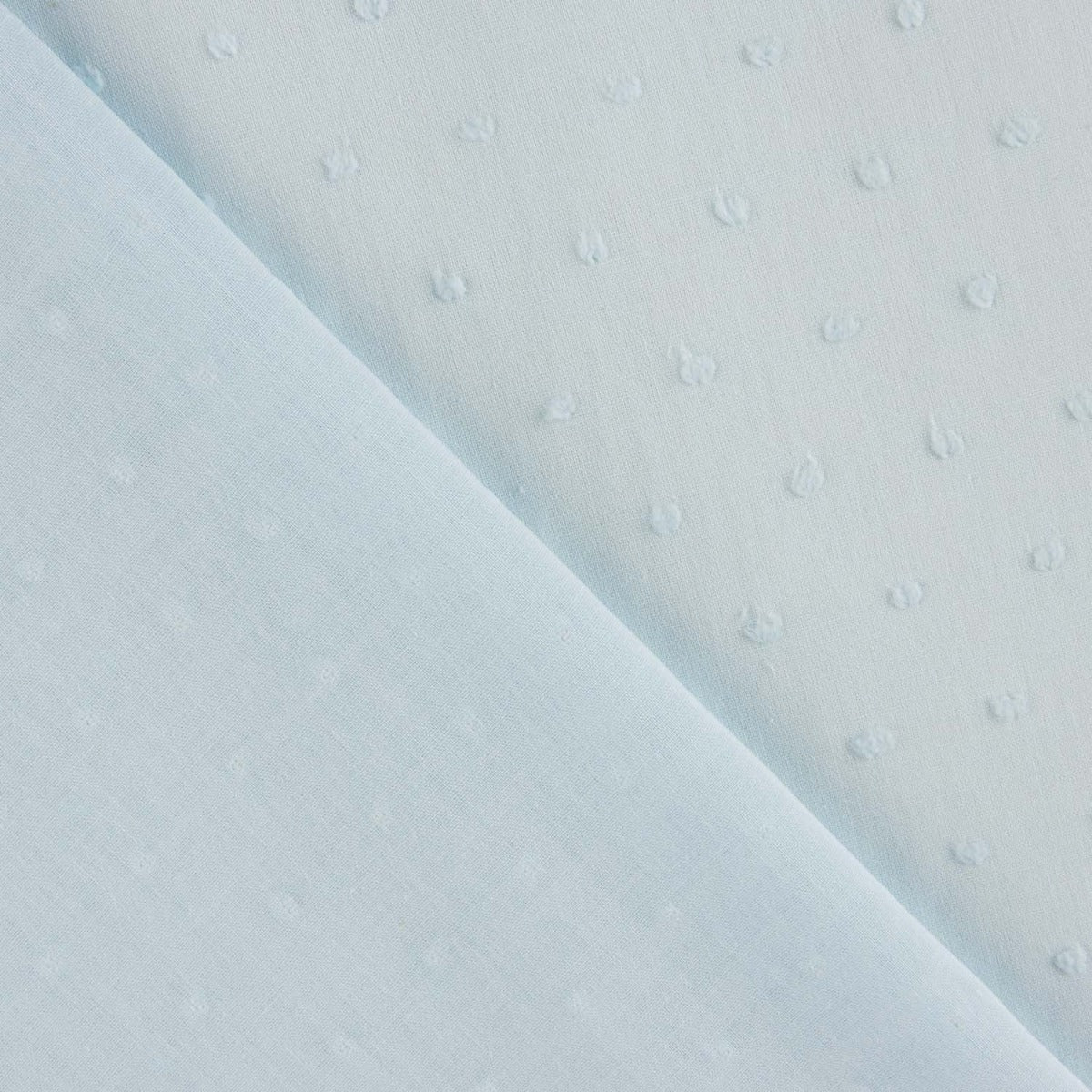 Plumeti Algodón Azul Celeste - Ribes y Casals