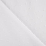 Retal Plumeti Algodón Blanco 65x140 cm - Ribes y Casals