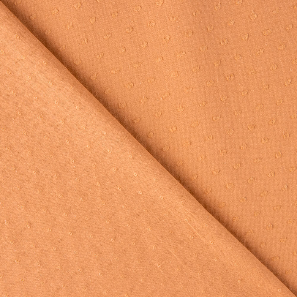 Plumeti Algodón Marrón Teja - Ribes y Casals