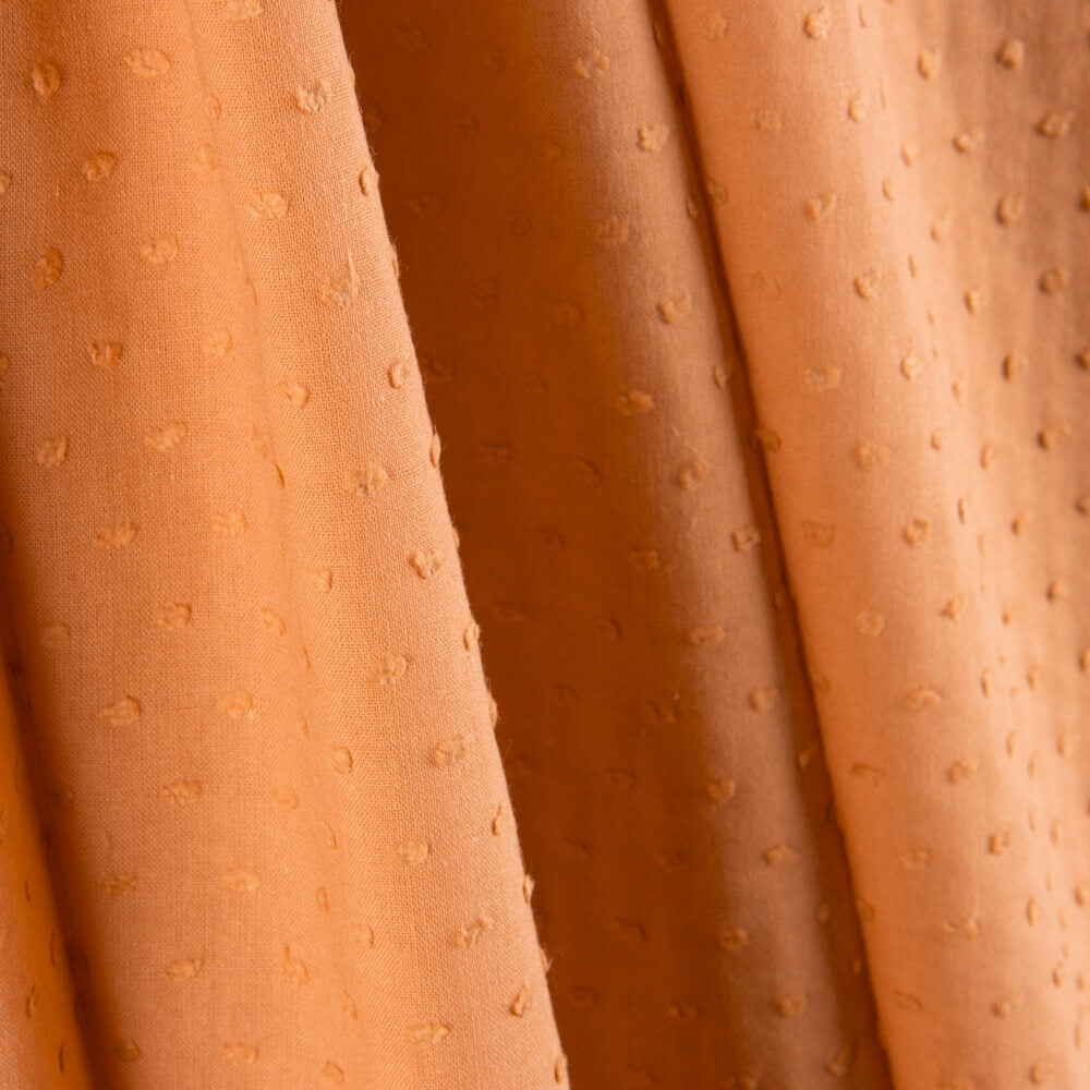 Plumeti Algodón Marrón Teja - Ribes y Casals