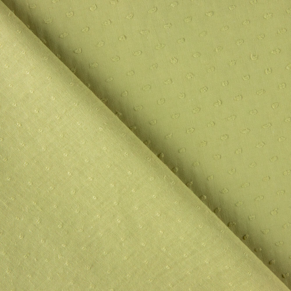 Plumeti Algodón Verde Caqui - Ribes y Casals