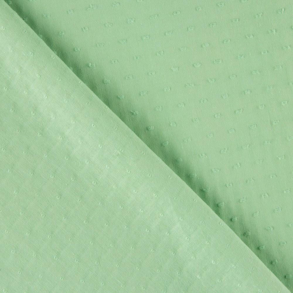 Plumeti Algodón Verde Manzana - Ribes y Casals