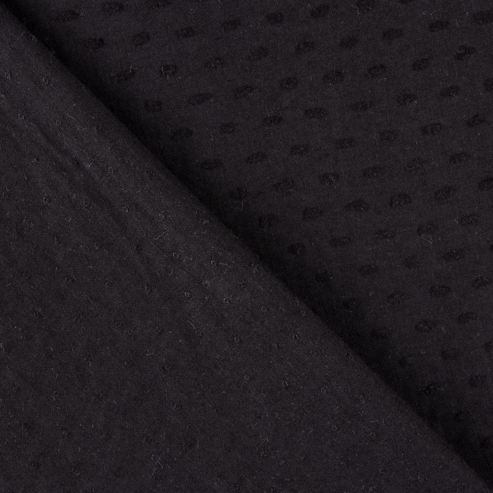 Plumeti Algodón Negro - Ribes y Casals