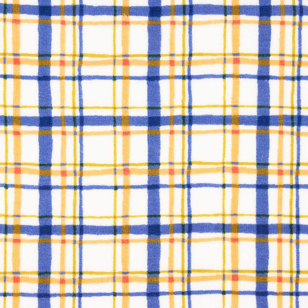 Polar Borreguito Cuadros Azul Crudo - Ribes y Casals