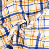 Polar Borreguito Cuadros Azul Crudo - Ribes y Casals