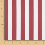 Plana Poliéster Rayada Rojo - Ribes y Casals