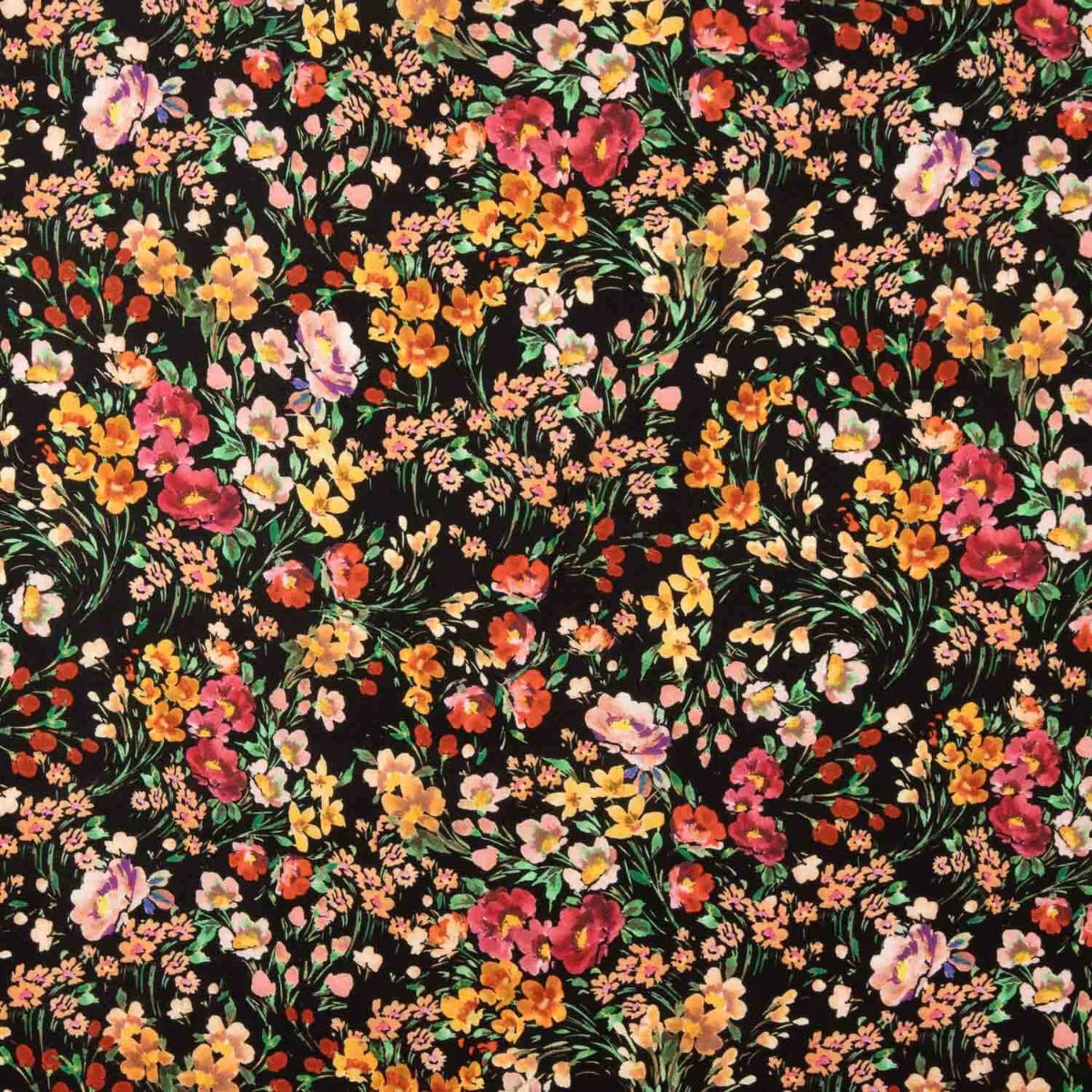 Retal Viscosa Noche en Flor 140x140 cms - Ribes y Casals