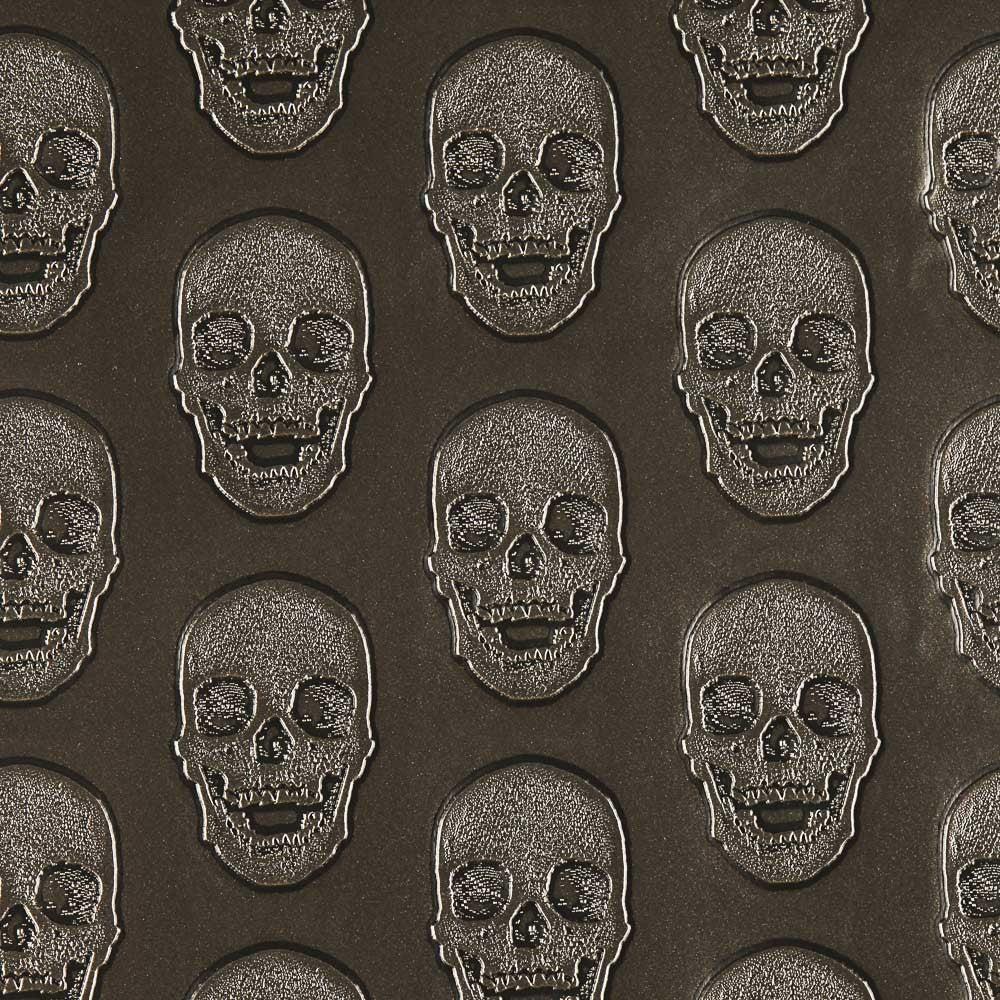 Polipiel Metálica Skulls Gris Oscuro - Ribes y Casals