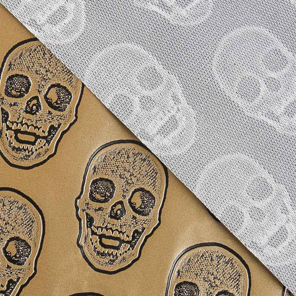 Polipiel Metálica Skulls Oro - Ribes y Casals