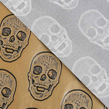 Polipiel Metálica Skulls Oro - Ribes y Casals