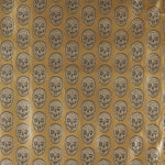 Polipiel Metálica Skulls Oro - Ribes y Casals