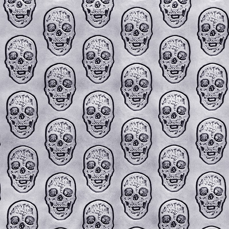 Polipiel Metálica Skulls Plata - Ribes y Casals