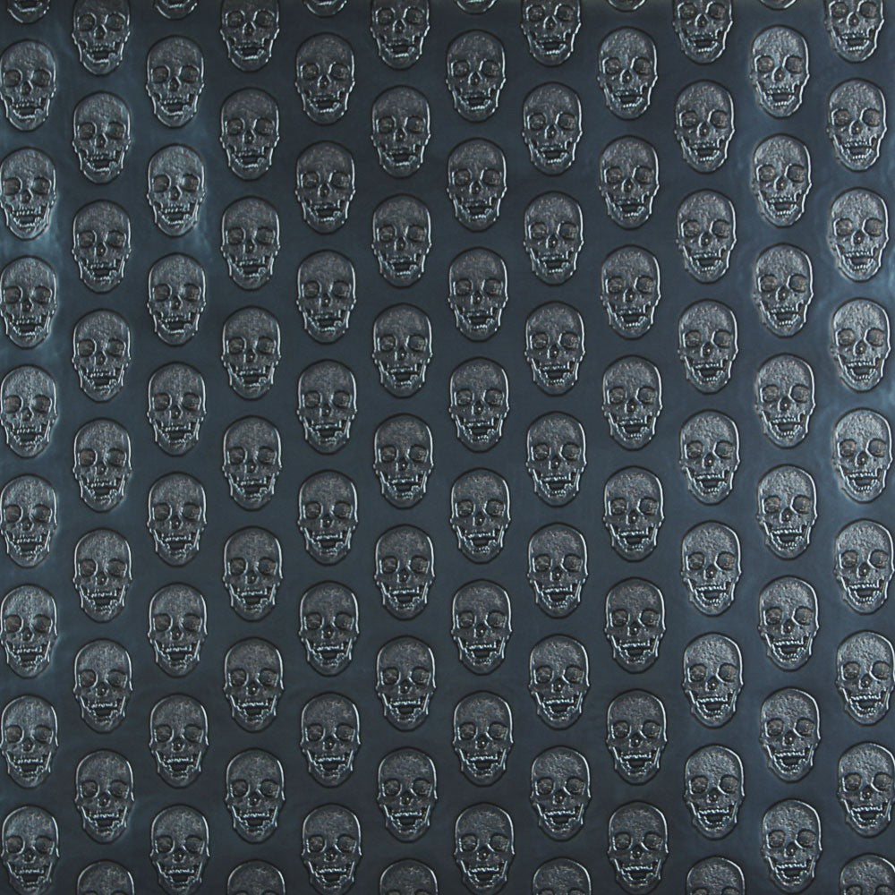 Polipiel Metálica Skulls Turquesa - Ribes y Casals