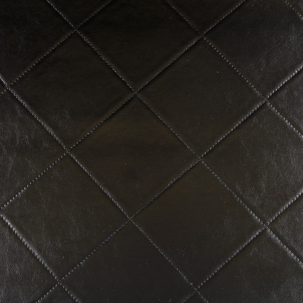 Polipiel Tapicería Rombos Negra - Ribes y Casals
