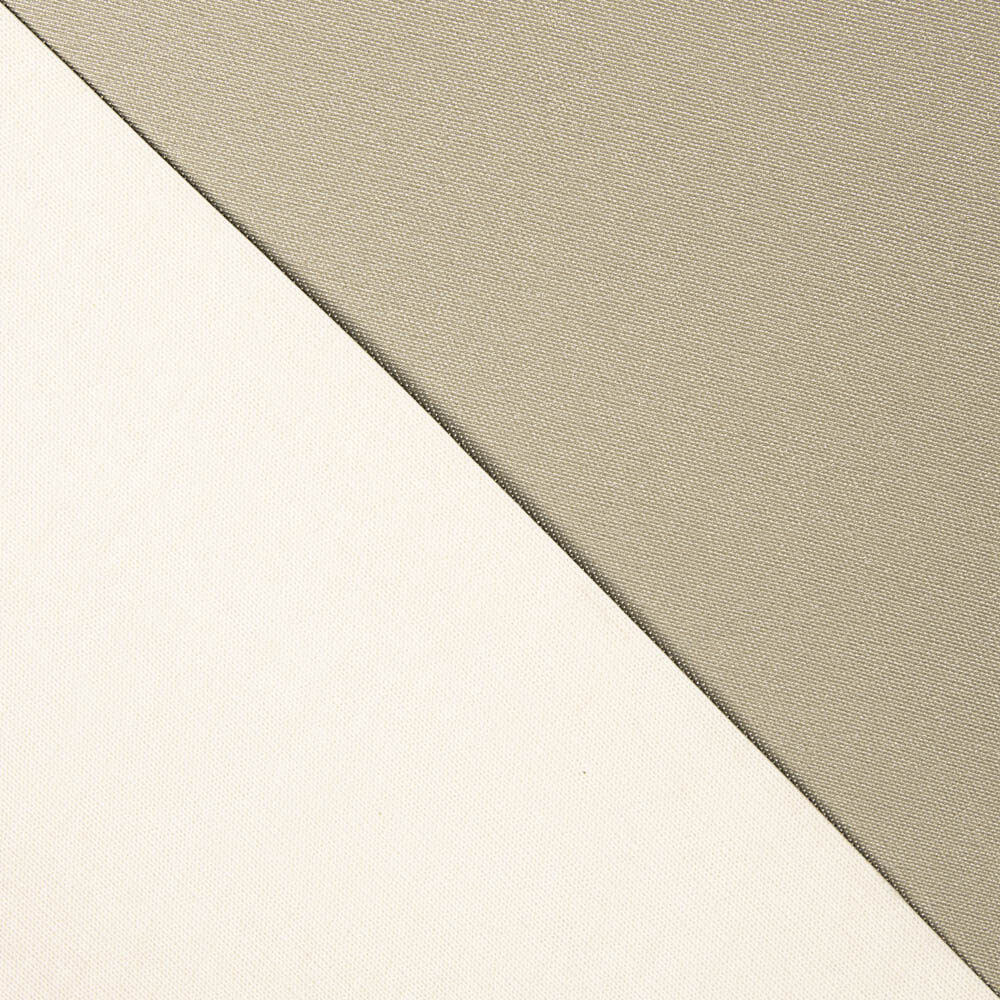 Retal Polipiel Metalizada Ignífuga Onasis Beige 155x140 cm - Ribes y Casals