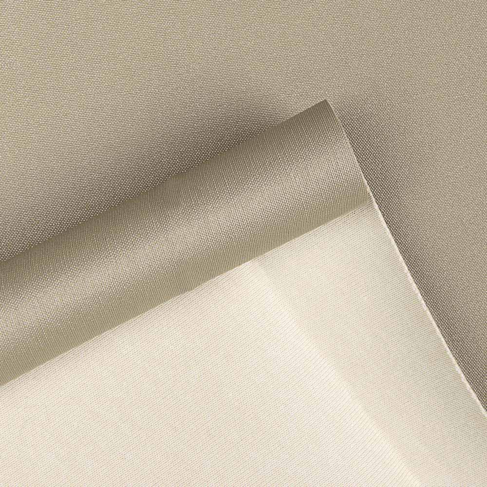 Retal Polipiel Metalizada Ignífuga Onasis Beige 155x140 cm - Ribes y Casals