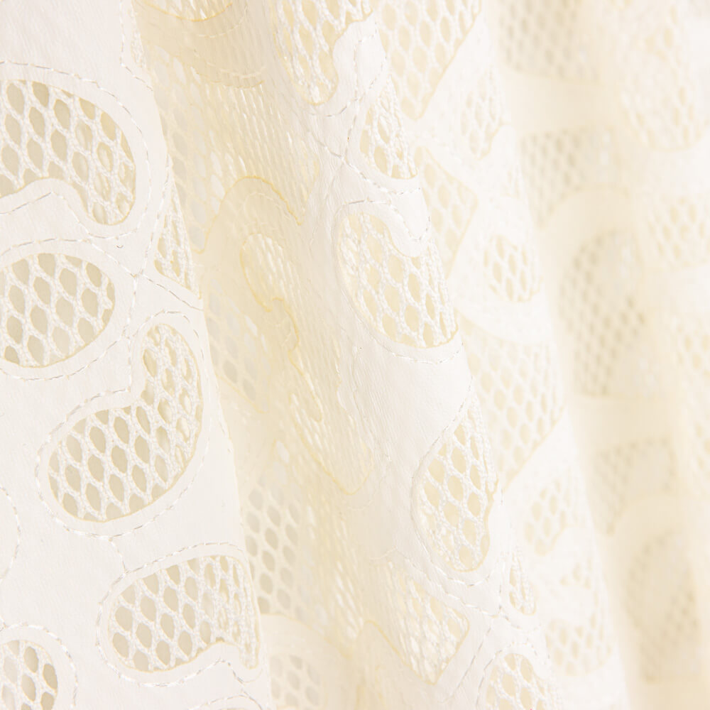 Retal Polipiel Troquelada Blanco 200x130 cm - Ribes y Casals