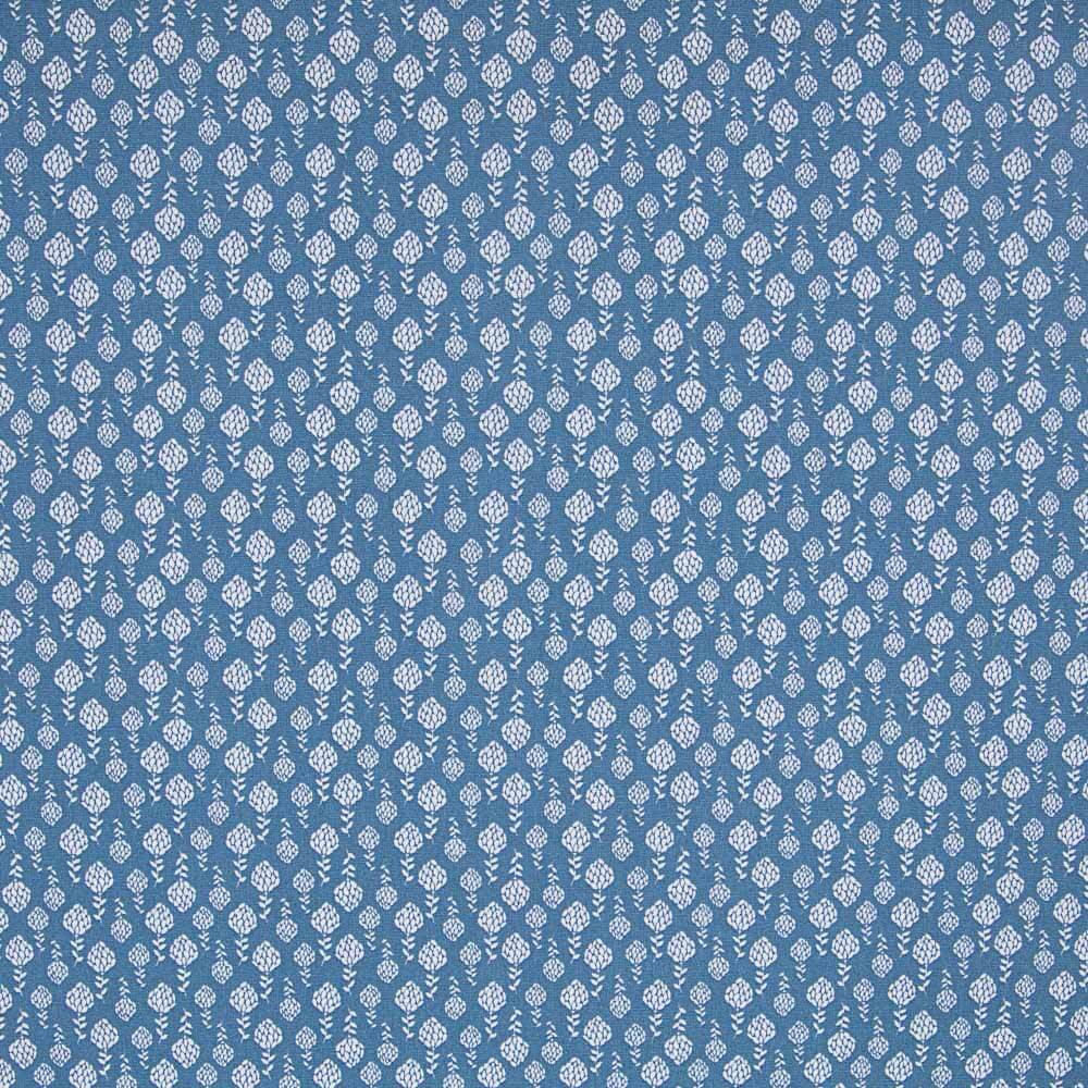 Popelín Alcalchofa Azul Denim - Ribes y Casals