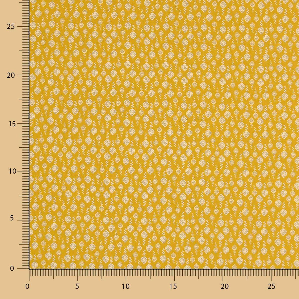 Popelín Alcachofa Cúrcuma - Ribes y Casals