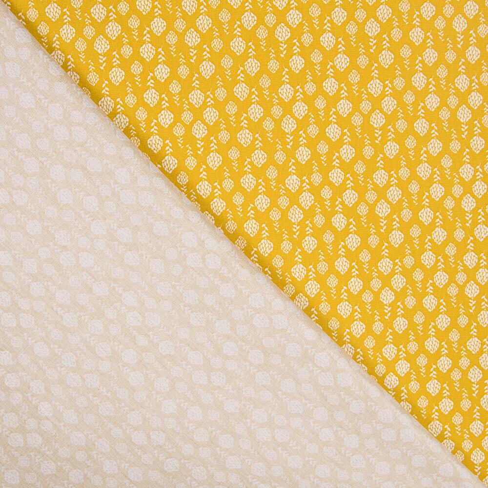 Popelín Alcachofa Cúrcuma - Ribes y Casals