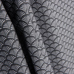 Popelín Algodón Abanico Gris - Ribes y Casals