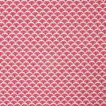 Popelín Algodón Abanico Rojo - Ribes y Casals