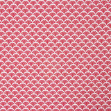 Popelín Algodón Abanico Rojo - Ribes y Casals