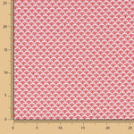 Popelín Algodón Abanico Rojo - Ribes y Casals