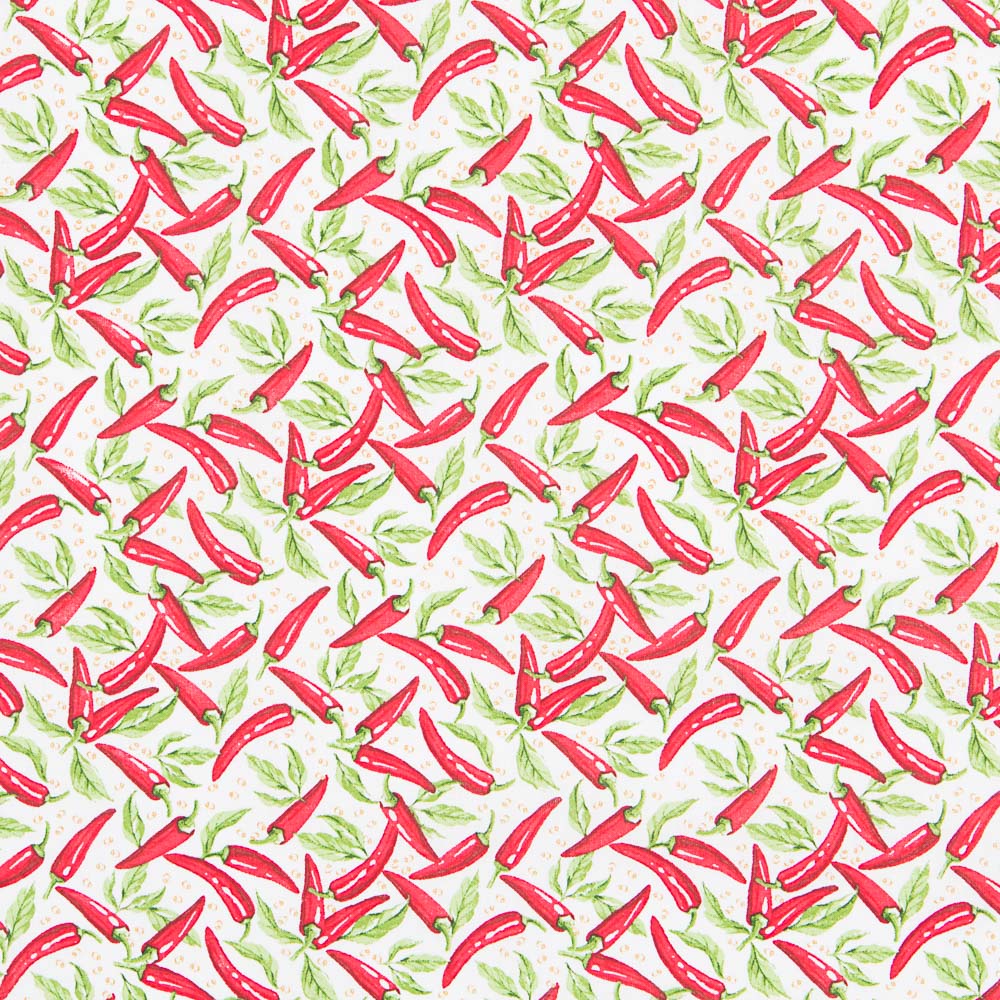 Popelín Algodón Chili Blanco - Ribes y Casals