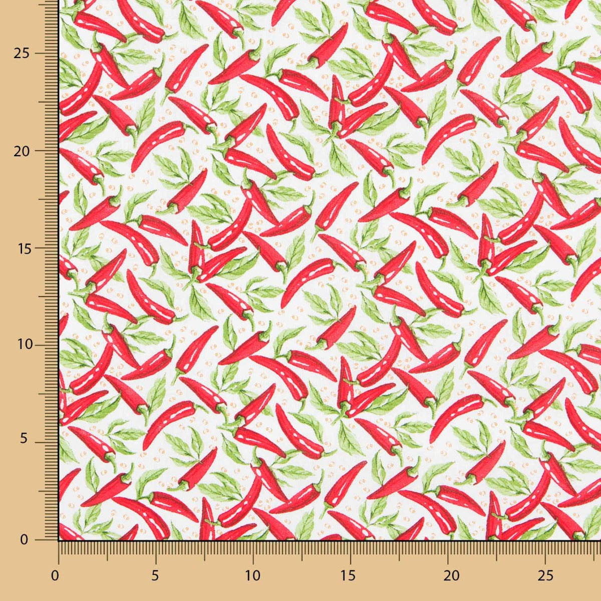 Popelín Algodón Chili Blanco - Ribes y Casals