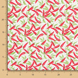 Popelín Algodón Chili Blanco - Ribes y Casals