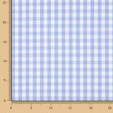 Popelín Algodón Cuadros Maxi Celeste - Ribes y Casals