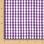 Popelín Algodón Cuadros Maxi Morado - Ribes y Casals