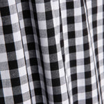 Popelín Algodón Cuadros Maxi Negro - Ribes y Casals